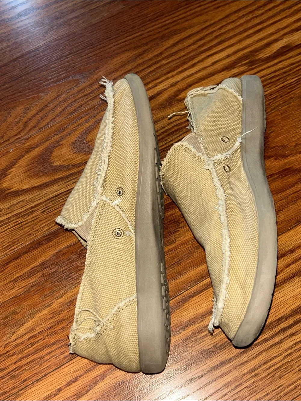 Crocs Men’s Santa Cruz Slip-on Loafer in Desert Sage / Stucco sz 8 Casual Canvas